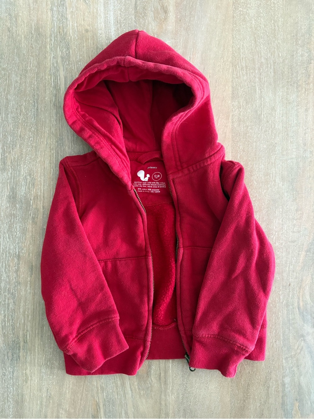 Primary Zip-Up Hoodie